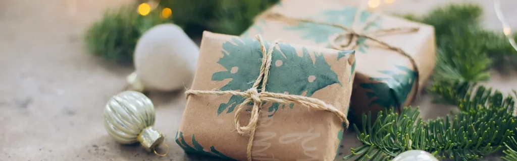 carefully source your eco-friendly gift wrapping materials